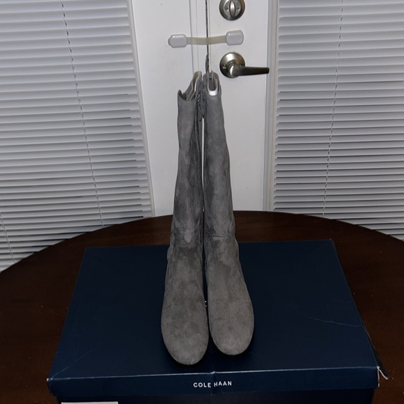 Cole Haan GGE Noelle Boot (Gray Suede) - Picture 3 of 6